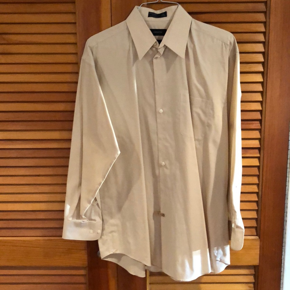 Claiborne Wrinkle Free Relief Collar Dress Shirt